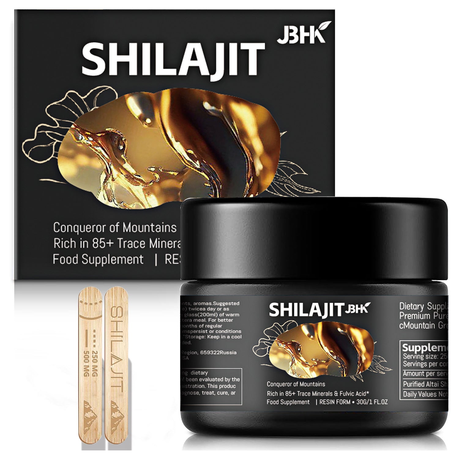 Renouveau Vital : Résine de Shilajit Premium - 100% Naturelle - GN